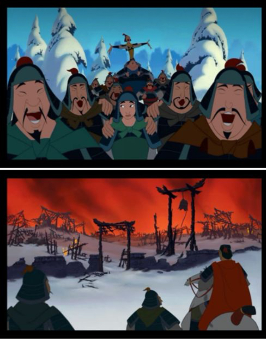 Mulan Burned Village Blank Meme Template