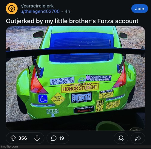 The vehicle is constantly sideways | made w/ Imgflip meme maker