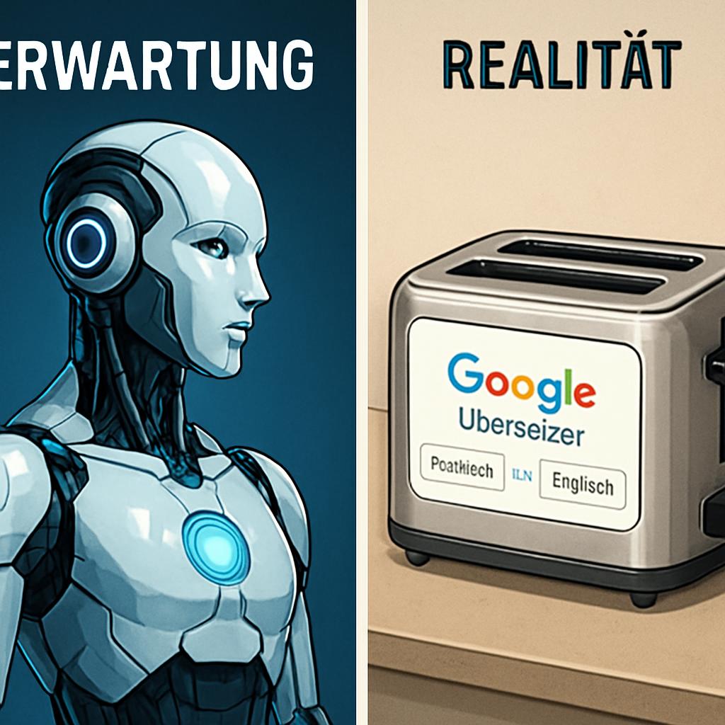 Expectation vs. Reality  Erwartung: Bild von einem futuristische Blank Meme Template