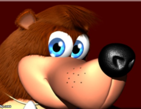 banjo bear Blank Meme Template