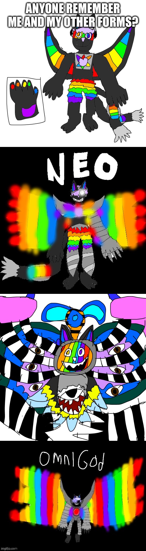 Just asking | ANYONE REMEMBER ME AND MY OTHER FORMS? | made w/ Imgflip meme maker