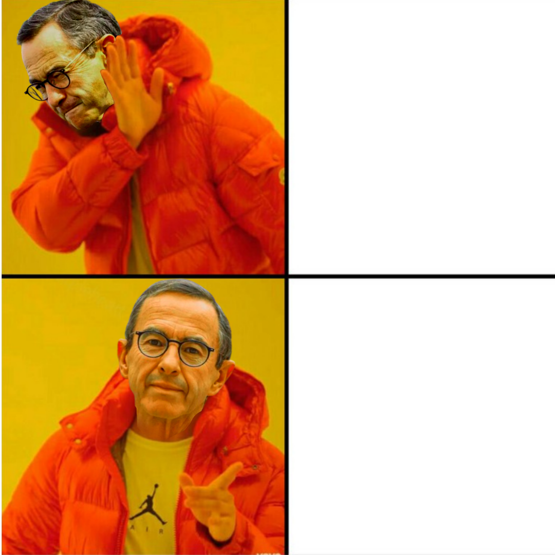 High Quality Retailleau meme Blank Meme Template