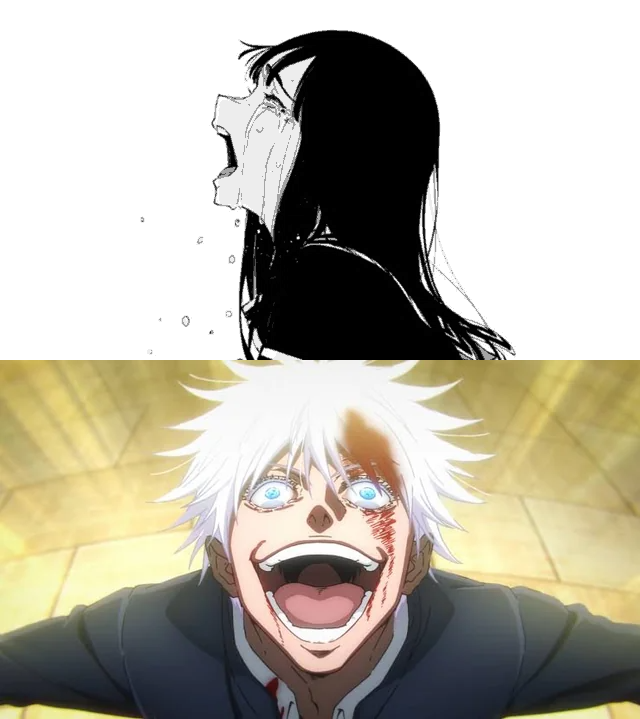 The game is hard gojo Blank Meme Template
