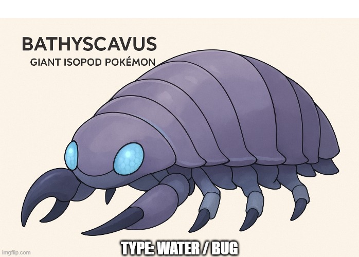 new fakemon | TYPE: WATER / BUG | image tagged in pokemon go,fakemon | made w/ Imgflip meme maker