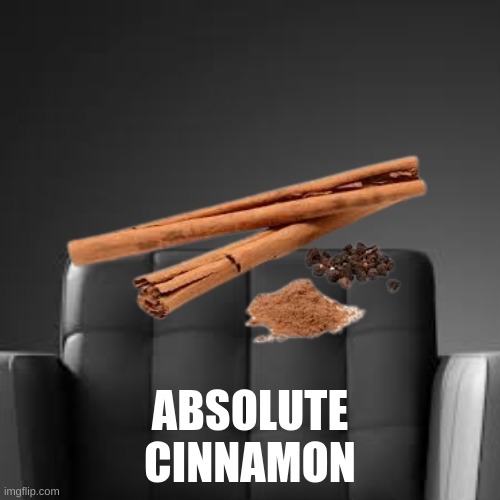 Absolute Cinnamon | ABSOLUTE
CINNAMON | image tagged in absolute cinema blank template | made w/ Imgflip meme maker
