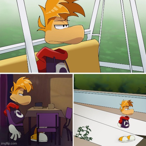 Sad Rayman | image tagged in sad rayman | made w/ Imgflip meme maker