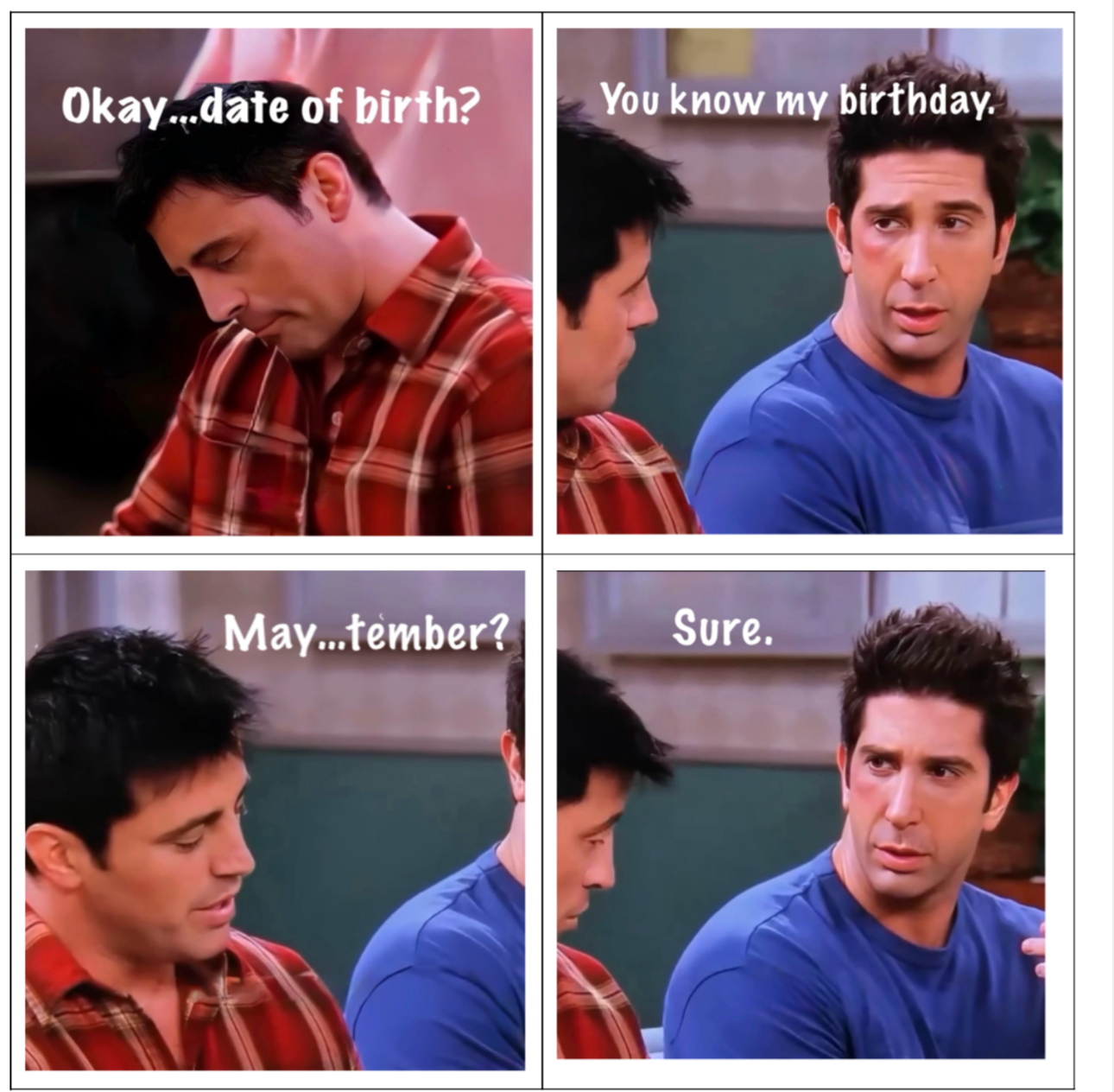 You’re the 1st person to say Happy Birthday.? Blank Meme Template