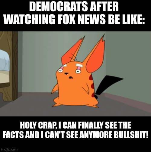 I can see clearly now | DEMOCRATS AFTER WATCHING FOX NEWS BE LIKE:; HOLY CRAP, I CAN FINALLY SEE THE FACTS AND I CAN'T SEE ANYMORE BULLSHIT! | image tagged in i can see clearly now,fox news,democrats | made w/ Imgflip meme maker