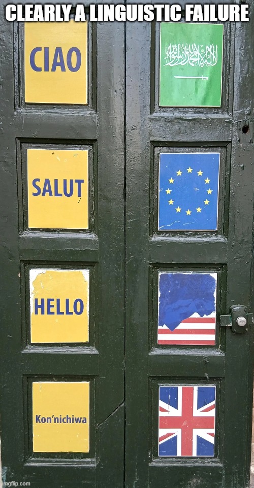 Do You Speak It? | CLEARLY A LINGUISTIC FAILURE | image tagged in you had one job | made w/ Imgflip meme maker