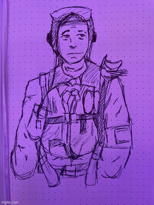 Heres an old oc I hardly draw: Richard “Ace” Kenneth | image tagged in ww2,ocs | made w/ Imgflip meme maker