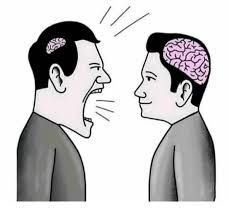 small brain v big brain Blank Meme Template