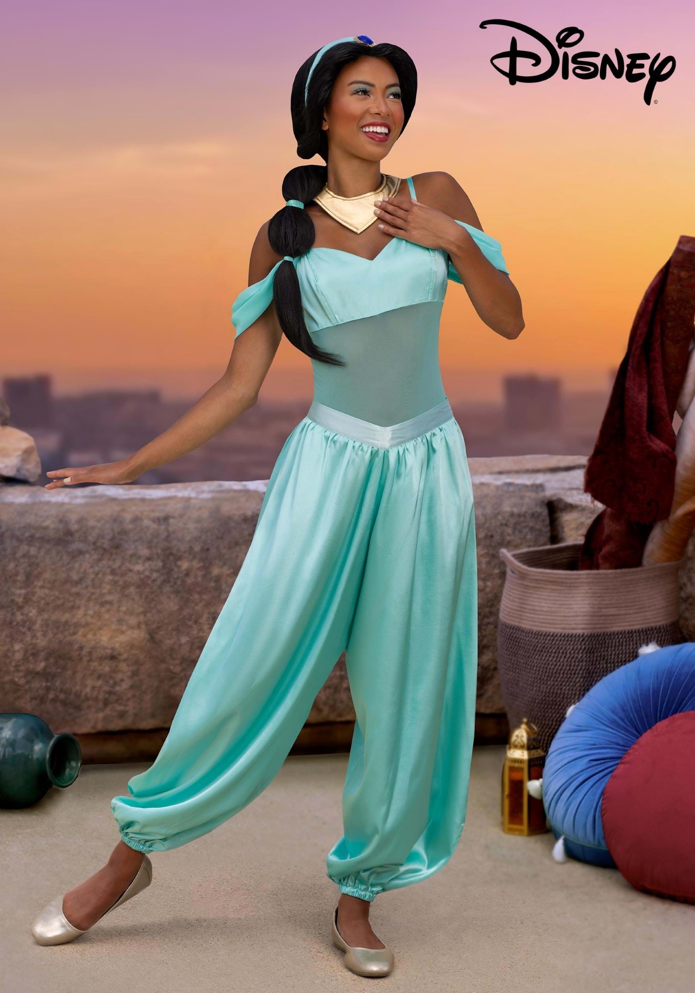 Disney Aladdin Women's Jasmine Costume | Disney Costumes | Adult Blank Meme Template