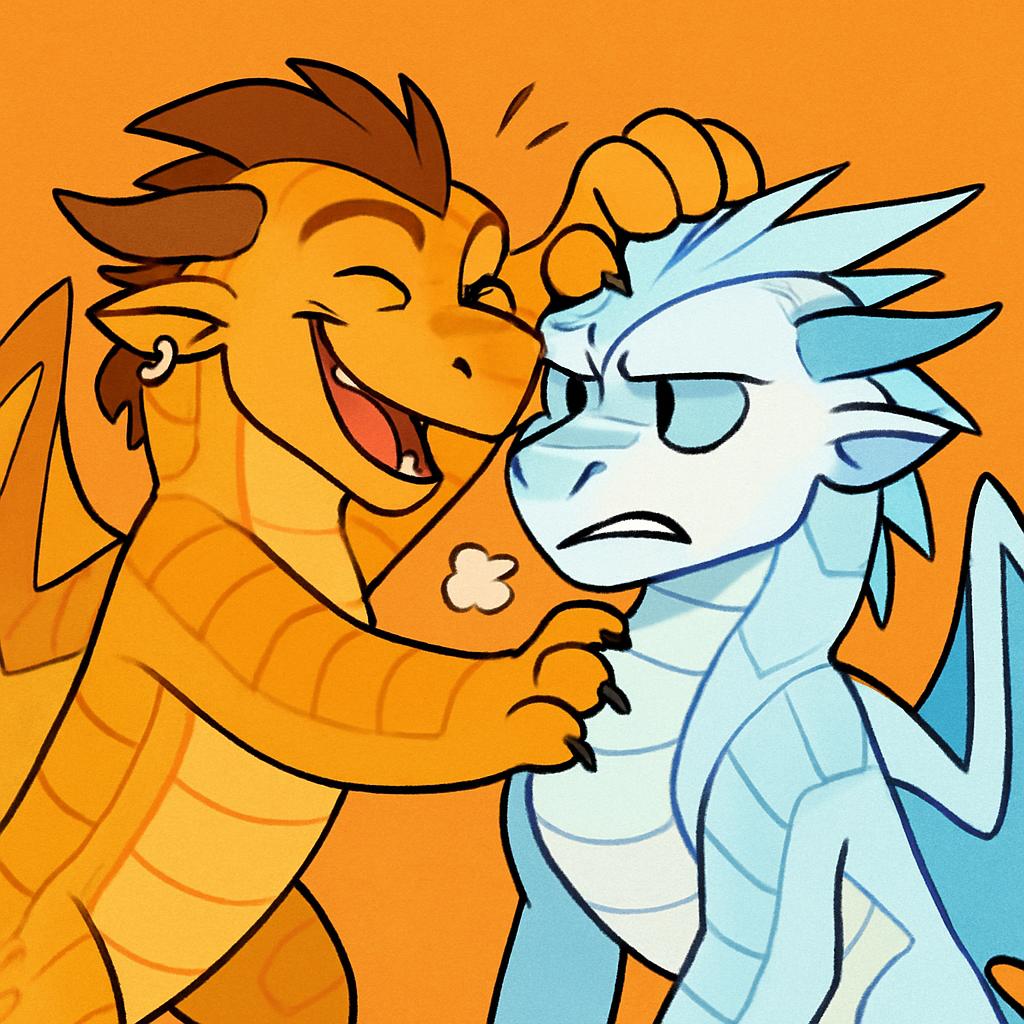 High Quality dragon besties Blank Meme Template