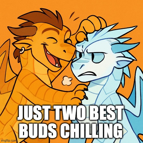 Dragon Besties | JUST TWO BEST BUDS CHILLING | image tagged in dragon besties | made w/ Imgflip meme maker