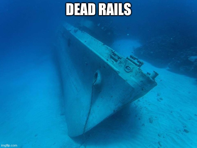 Sunken Moskva | DEAD RAILS | image tagged in sunken moskva | made w/ Imgflip meme maker