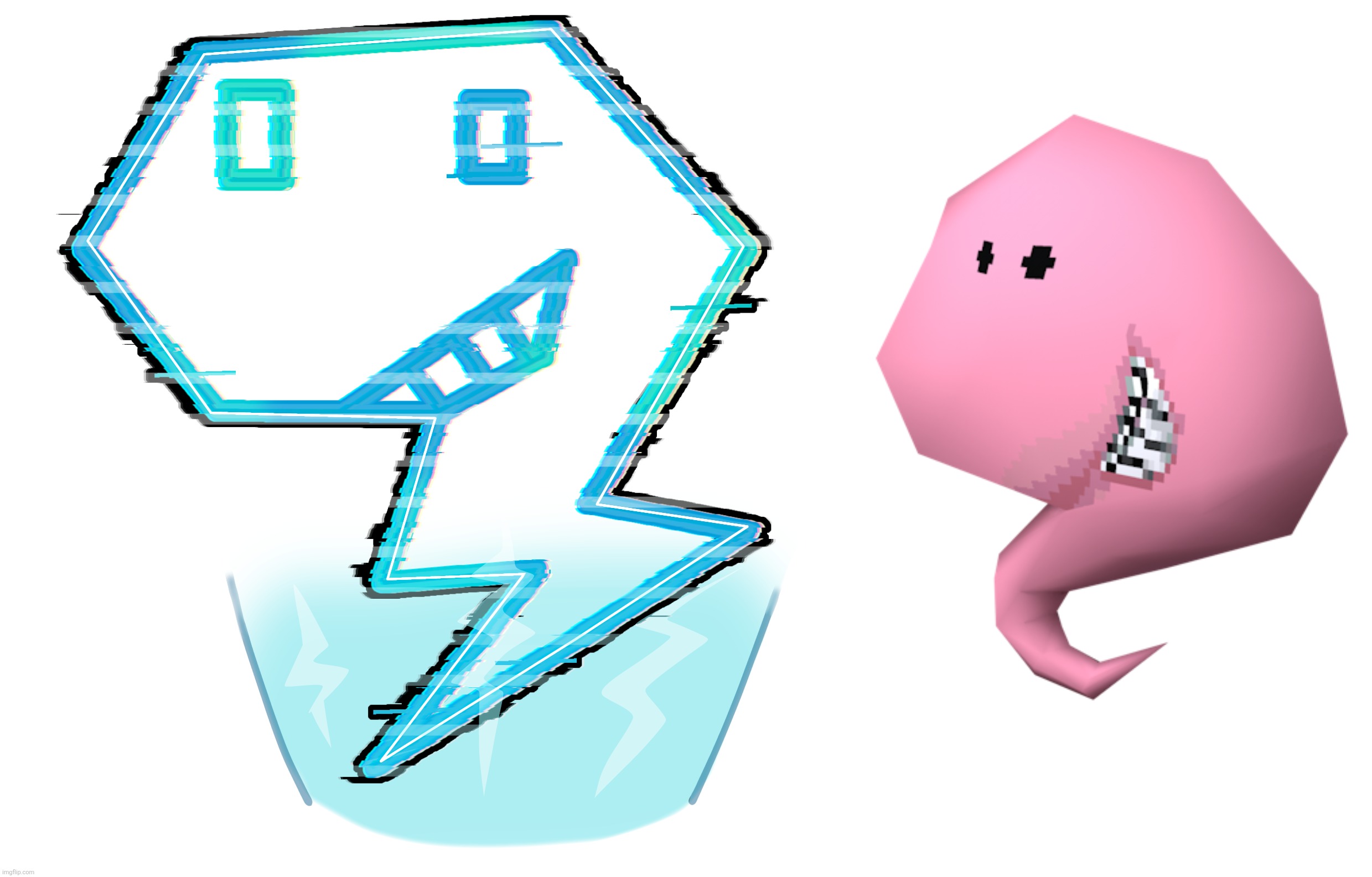 Glow down or glow up (left is new) | made w/ Imgflip meme maker