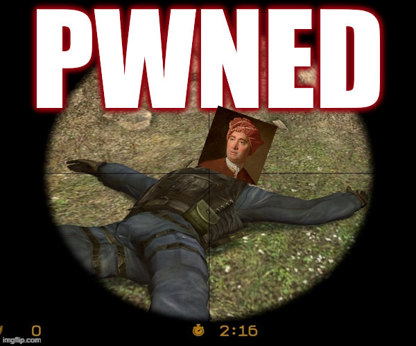 Hume got PWNED | image tagged in philosophy,pwned,ethics,hume | made w/ Imgflip meme maker