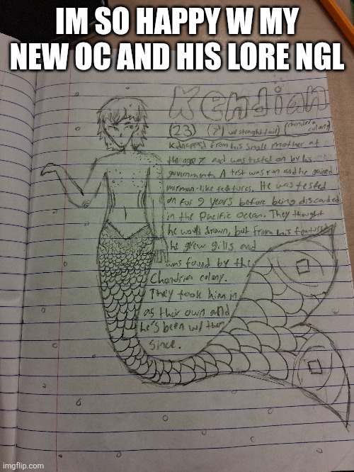 IM SO HAPPY W MY NEW OC AND HIS LORE NGL | made w/ Imgflip meme maker