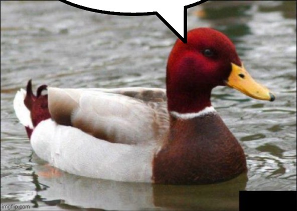 Malicious Advice Mallard Meme | image tagged in memes,malicious advice mallard | made w/ Imgflip meme maker
