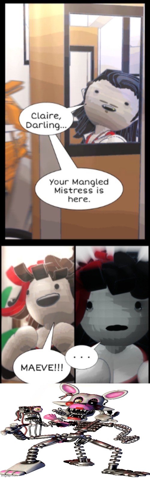 it was mangle | made w/ Imgflip meme maker