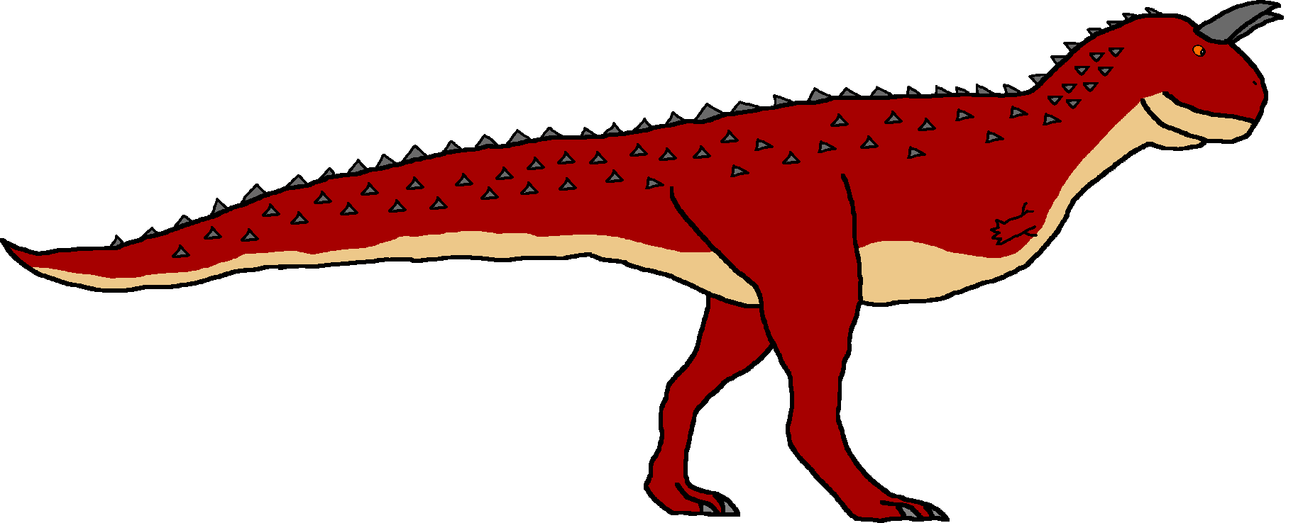 Male Carnotaurus (Paleoverse + EOIverse) Blank Meme Template