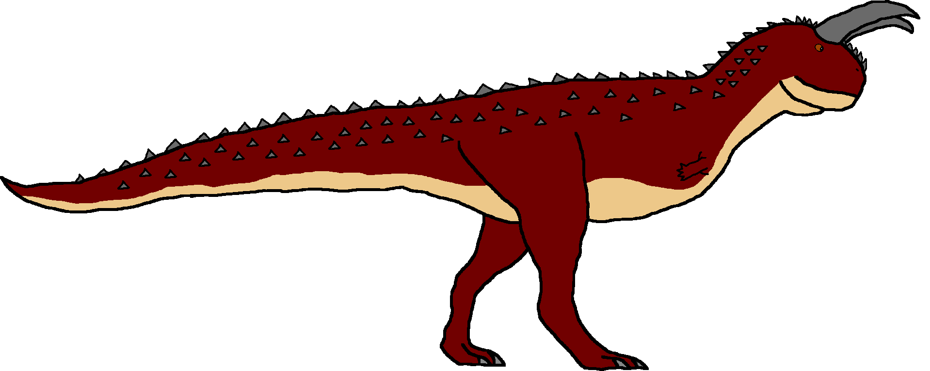 Alpha Male Carnotaurus (Paleoverse + EOIverse) Blank Meme Template