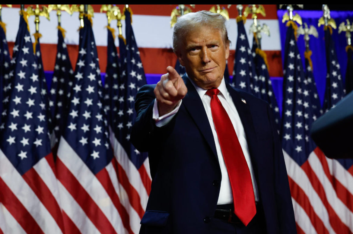 Donald Trump point Blank Meme Template