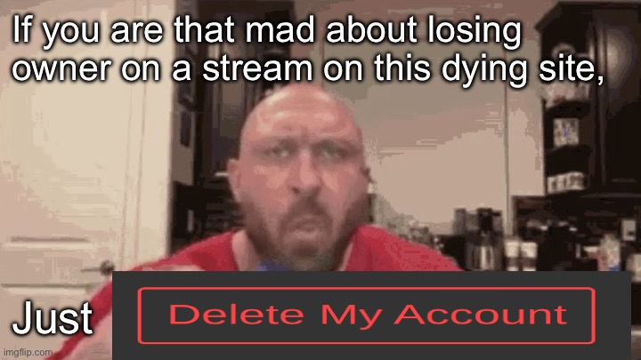 Eating chips | If you are that mad about losing owner on a stream on this dying site, Just | image tagged in eating chips,msmg | made w/ Imgflip meme maker