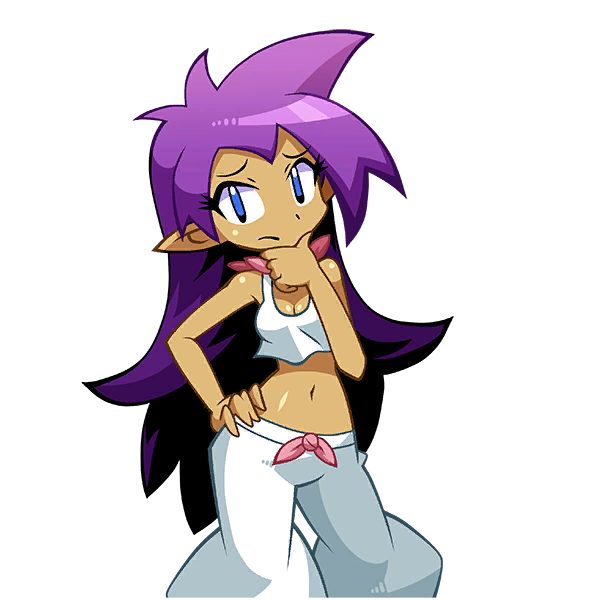 Shantae Thinking Blank Meme Template
