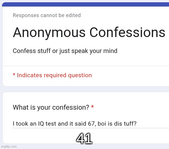 41 | made w/ Imgflip meme maker