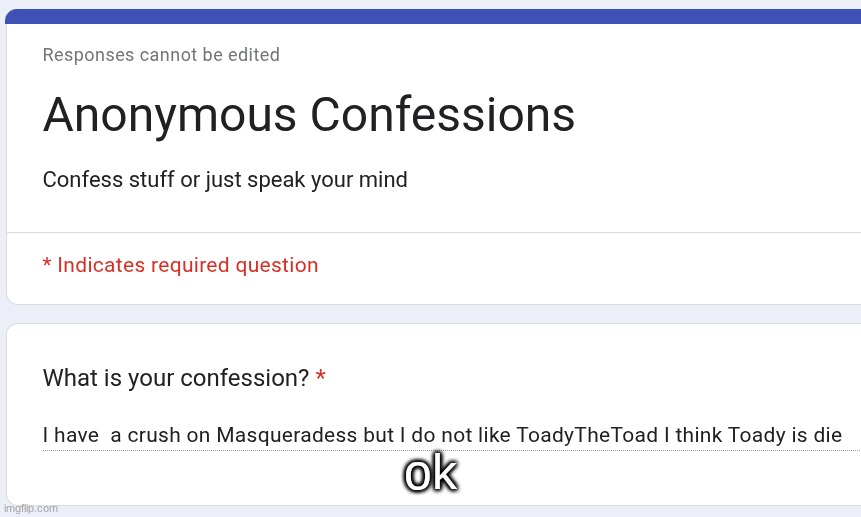 ok | made w/ Imgflip meme maker