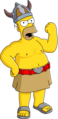 Homer Viking Meme Template