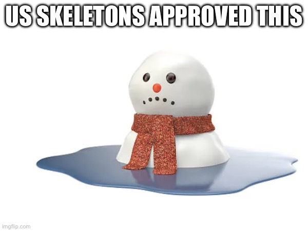 US SKELETONS APPROVED THIS | made w/ Imgflip meme maker
