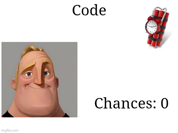 Code Barney Error Blank Meme Template