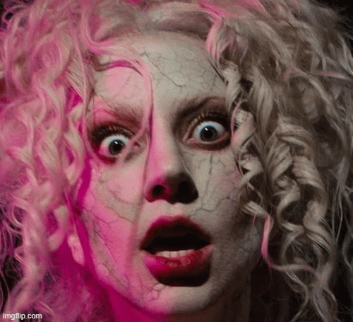you are ga ga that sucked | YOU ARE GA GA THAT SUCKED | image tagged in gifs,lol,lady gaga,funny memes,wednesday,horror | made w/ Imgflip images-to-gif maker
