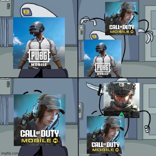 Game app be like #5 | image tagged in henry stickmin,pubg,call of duty,delta force | made w/ Imgflip meme maker