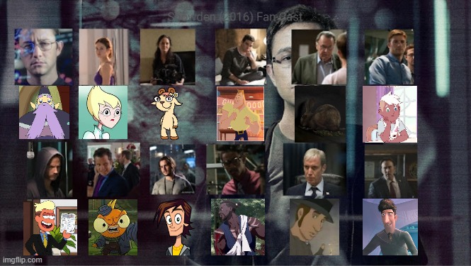 Credit to Mico the Ninjago Fan 2024 for this used | image tagged in meme,memes,spoof cast,snowden,characters,roles | made w/ Imgflip meme maker