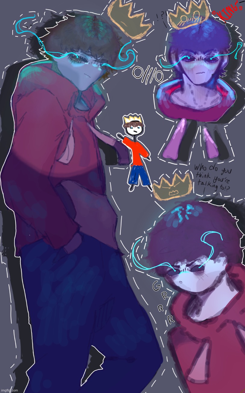 OG stickfigure in middle | image tagged in drawing,stuff | made w/ Imgflip meme maker