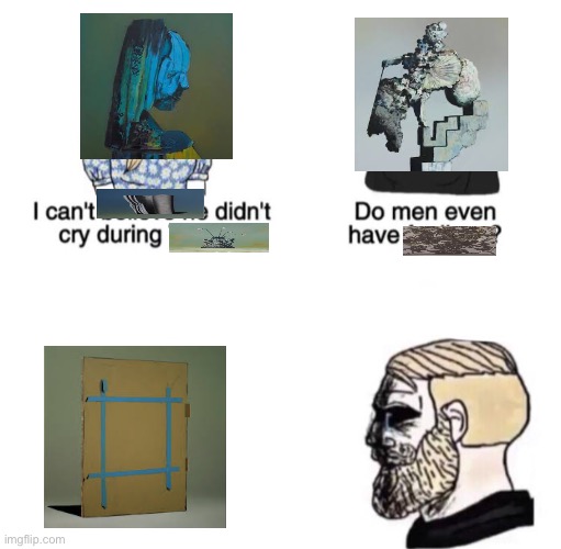 Chad crying | image tagged in chad crying | made w/ Imgflip meme maker