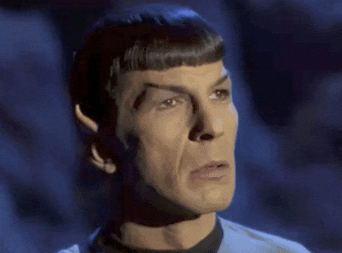 Spock-Star-Trek Blank Meme Template
