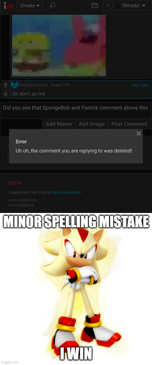absolute dumbass | image tagged in minor spelling mistake hd | made w/ Imgflip meme maker