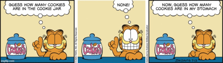 Garfield | image tagged in comics | made w/ Imgflip meme maker