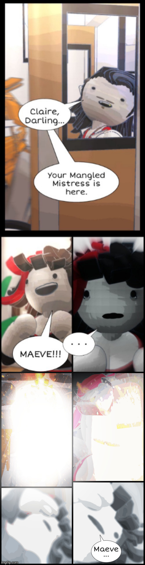 not again bruh | image tagged in mangled mistress | made w/ Imgflip meme maker