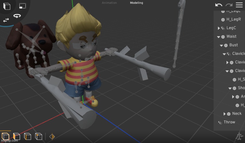 "Skinwalker lucas isn't real, he won't hurt you" | made w/ Imgflip meme maker