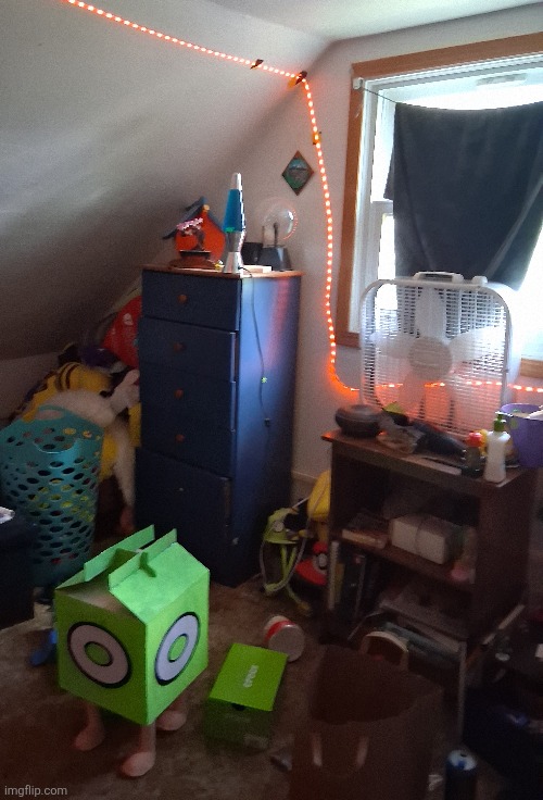 Why my room genuinely majestic rn (listening to: the bounce - the wiseguys) | made w/ Imgflip meme maker