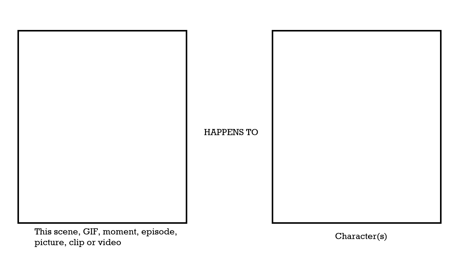 What if this thing happens to anyone meme Blank Meme Template