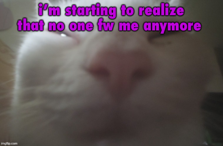 i wanna be friends with a lot of people but most of them hate me | i’m starting to realize that no one fw me anymore | image tagged in whuh | made w/ Imgflip meme maker