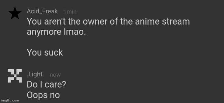 He wants me to cry about a stream that wasn't even mine LMFAOOOO | made w/ Imgflip meme maker