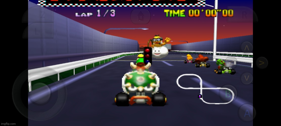 I'm playing as 9geor3 in Mario Kart 67 | made w/ Imgflip meme maker