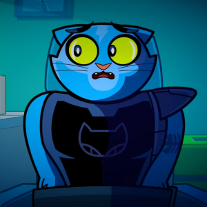 Claw Looks So Afraid and Scared Blank Meme Template